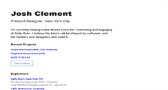 Desktop Screenshot of joshclement.com